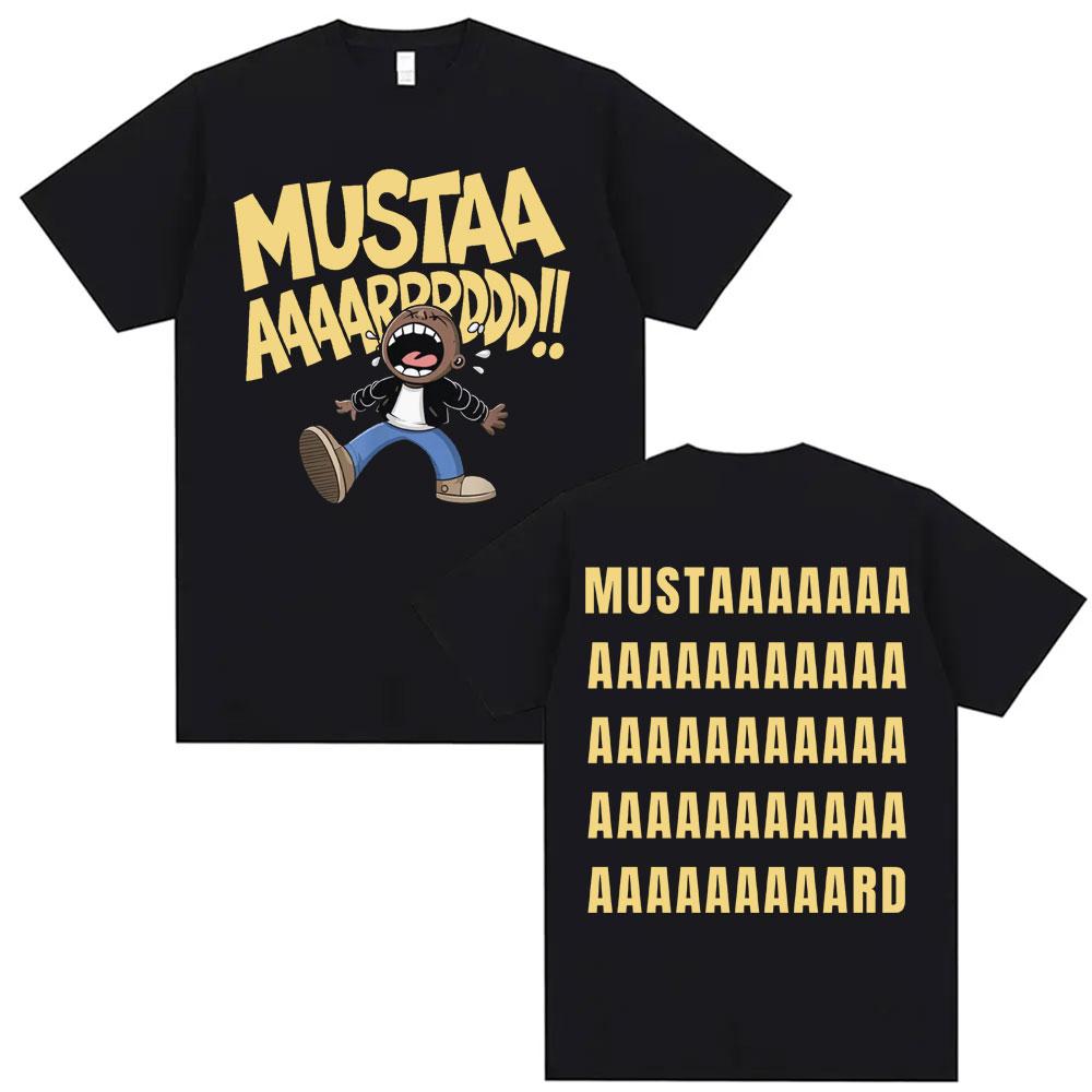 2025 Summer Kendrick Lamar Mustard T Shirts Unisex Harajuku Hip Hop Short Sleeve Popular Music 100 Pure Cotton Printed Tshirt