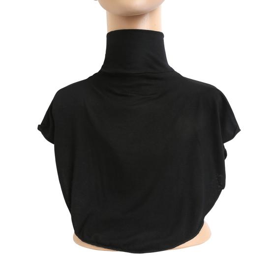 Turtleneck Neck Cover Solid Color High Neck Pullover Fake Collar Women Soft Neck Piece Unisex Accessory