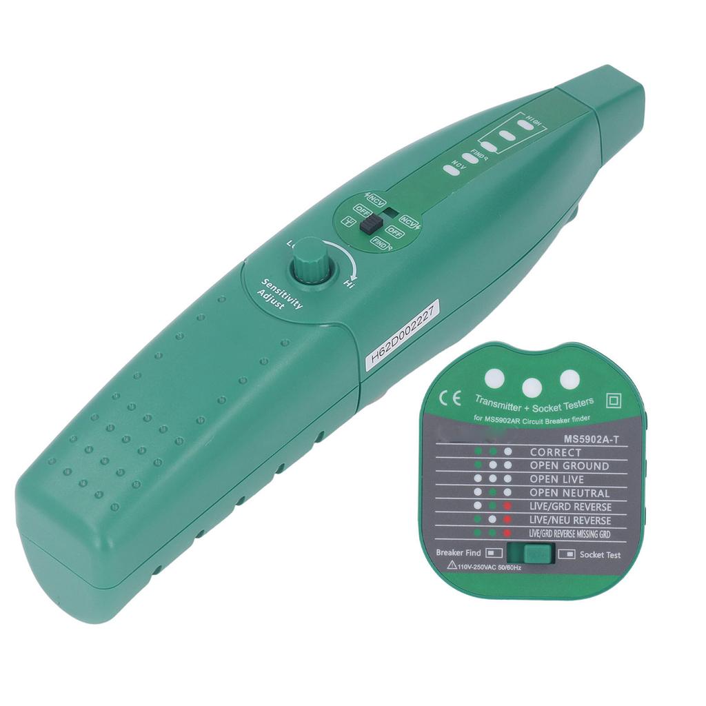 Автоматический выключатель Предохранитель Поиск Электрическая розетка Воздушный выключатель Тестер розетки MS5902A