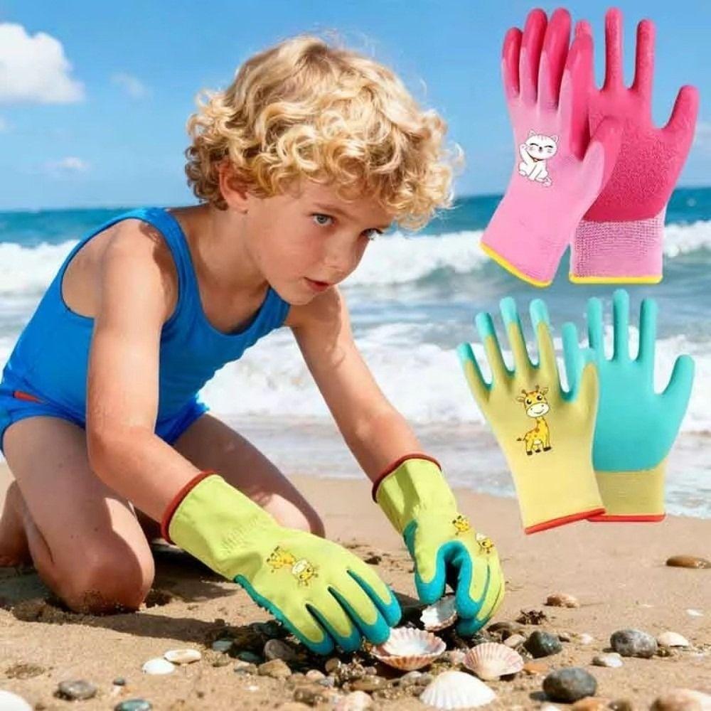 Waterproof Kids Work Gloves Non-Slip Gardening Protective Gloves Garden Work Gloves Garden Work