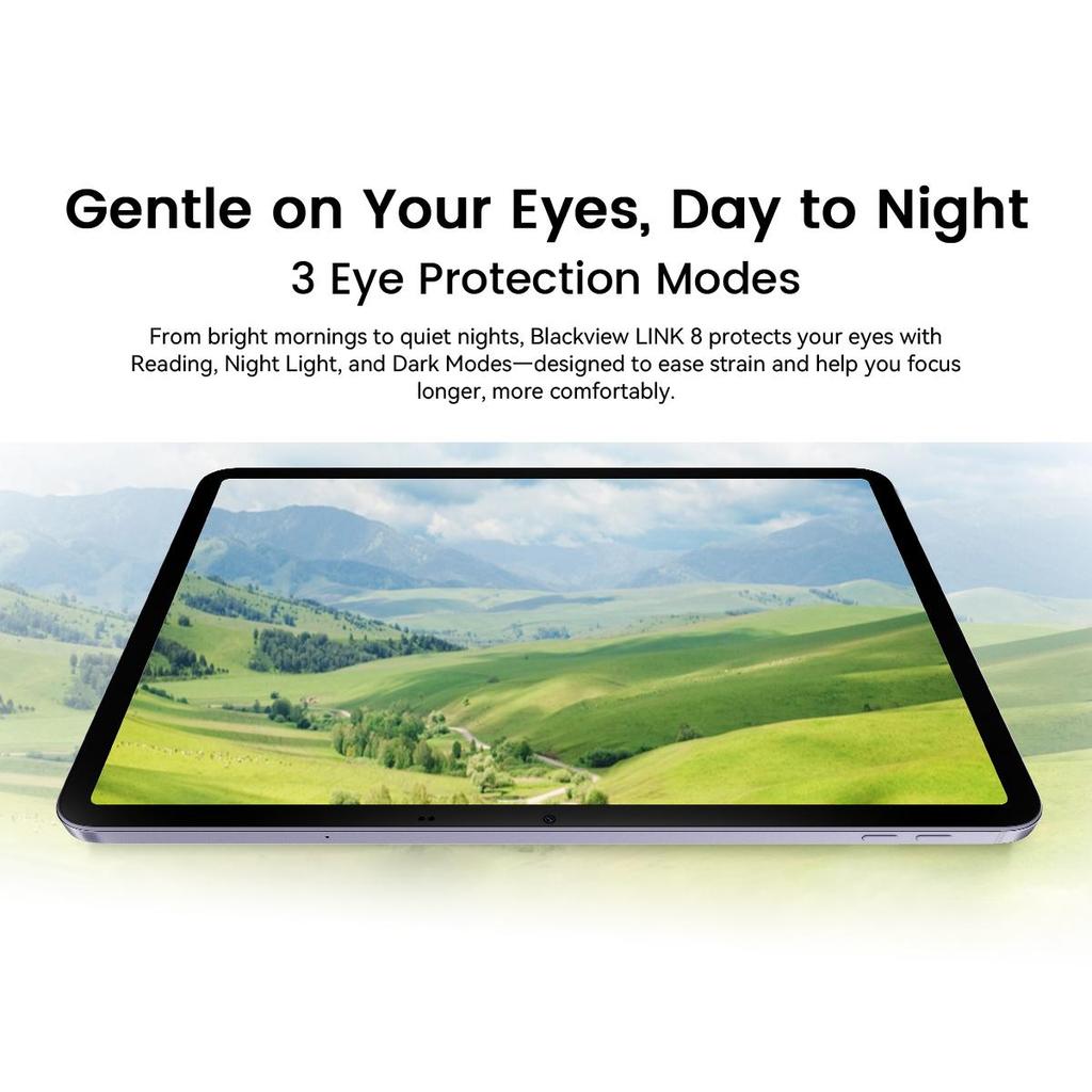 Blackview 2025 LINK 8 12,7-дюймовый планшет Android 15, 12 ГБ ОЗУ 256 ГБ памяти, большой дисплей Widevide L1, восьмиядерный G100, 8400 мАч, 5G WiFi, 4G LET, 18 Вт
