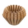 50-Pack of 45mm Diameter Basket-Type Paper Coffee Filters (1-4 Cups) - Original Wave-Shaped Design. Perfect for Home or Office Use.