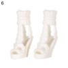 Plastic Female Fashion Doll Shoes Socks Accessories Long Knees Boots Hero Dolls Boot