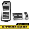 For Porsche Cayenne 2018 2019 2020 2024 2024 2024 Stainless Car Accelerator Fuel Brake Pedal Foot Rest Pedals Pad Cover Case