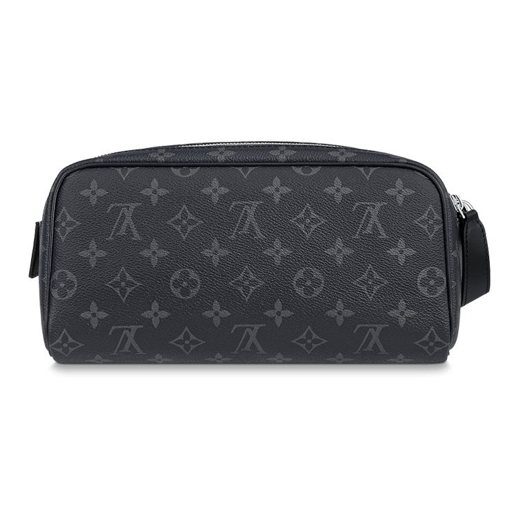 Louis Vuitton Косметичка-органайзер Monogram из водостойкого канваса и моющейся ткани Мужская косметичка Черный M46354