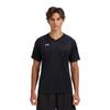Under Armour Logo Pattern Daily Running Loose Fit Short Sleeve Jersey Casual Sports Set Unisex Sports Set Black 21500524-001+24500204-001