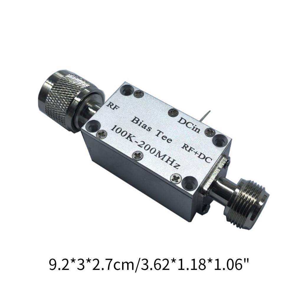 Тройник смещения постоянного тока - RF + DC 100K-200Mhz для активных антенн RF-питания для изоляции выхода широкополосных усилителей