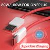 80W 100W Type C USB SUPERVOOC 2.0 Fast Charging Cable For OnePlus 9R 10 Pro 10R 11 11R 12 13 Nord 2T 3 CE 2 3 Lite N300 Ace 2 2V