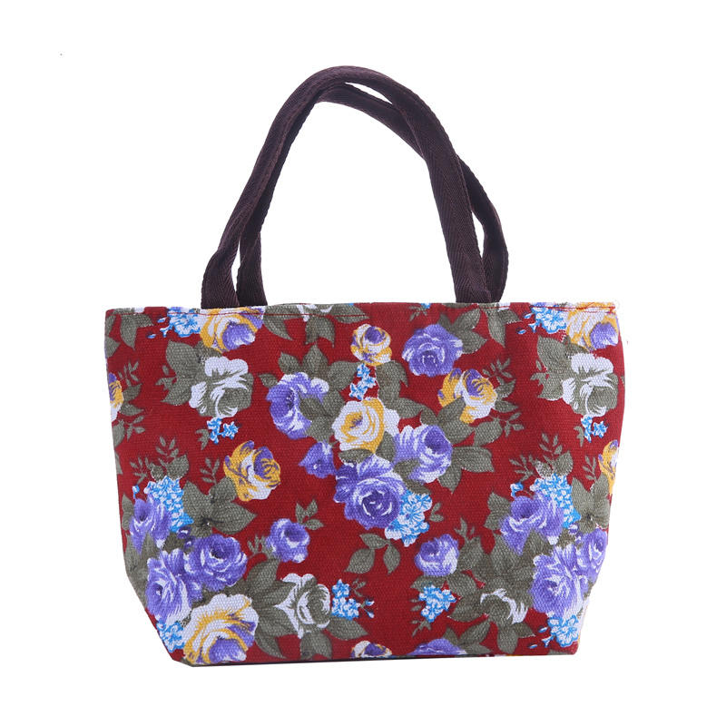 Винтажная сумка-тоут с принтом для женщин, модная, большой вместимости, для покупок, на плечо, ручная сумка