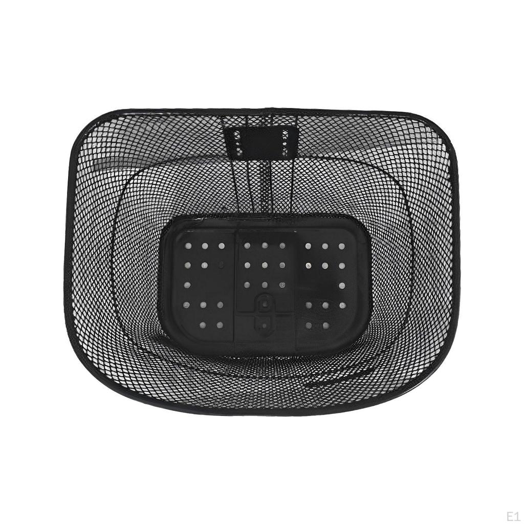 Корзина для велосипеда Передняя часть горного велосипеда Универсальный металлический руль для хранения