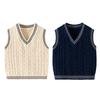2-9 Years Kids V-neck Knitted Vest Sleeveless Sweater