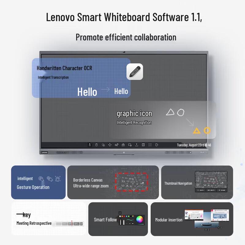 Lenovo 86-inch Smart Interactive Conference Display (CN version)