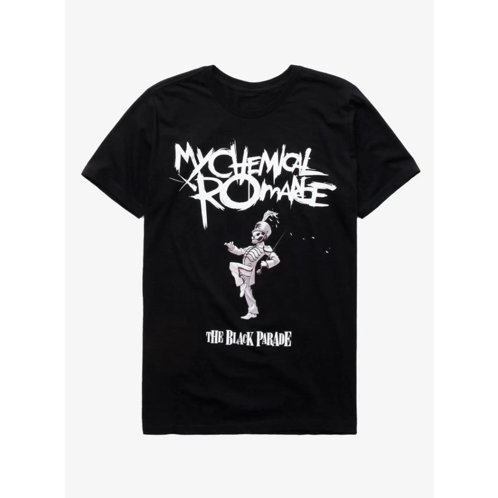Футболка My Chemical Romance Black Parade Принт Летняя Роскошный Бренд Хлопок Мужская и Женская Футболка Короткий Рукав