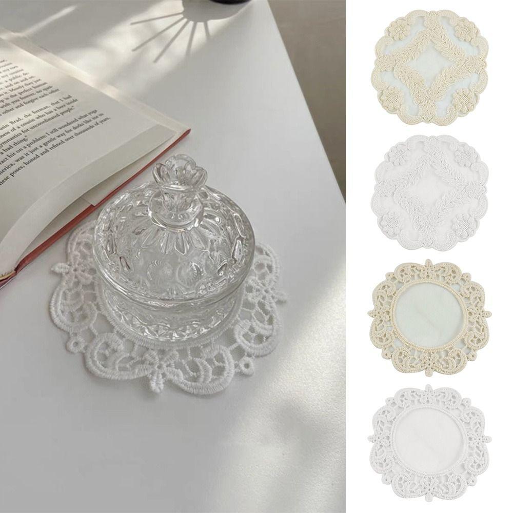 Салфетка Изоляция Обеденный Коврик Кухонные Принадлежности Чехол Для Стола Кружевная Вышитая Подставка