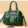 Вместительная сумка-тоут для женщин/Кожаная Женская/Женская Кожаная Сумка с Драпировкой