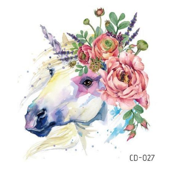 Cartoons Kids Temporary Tattoos Sticker Colorful Fake Tattoo Flash Waterproof Small Body Art Couple Child Designs