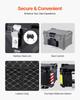65L Motorcycle Top Case Universal Motorbike Tail Box with Leather Lining