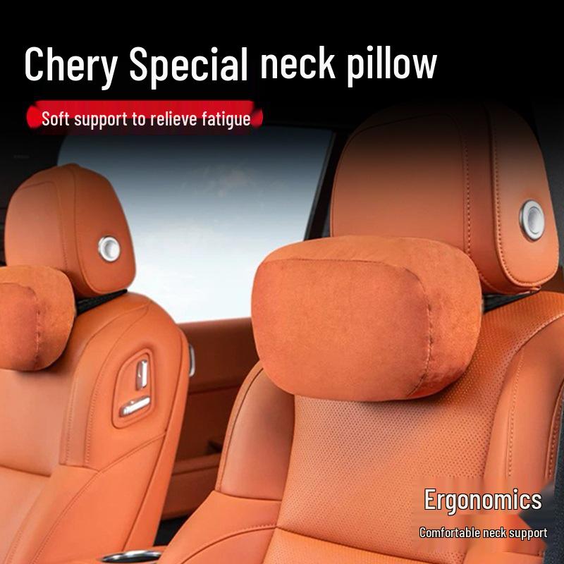 Автомобильная подушка для шеи Chery для подголовника и поддержки сиденья - Подходит для QQ Ice Cream, Little Ant, Arrizo 5/8