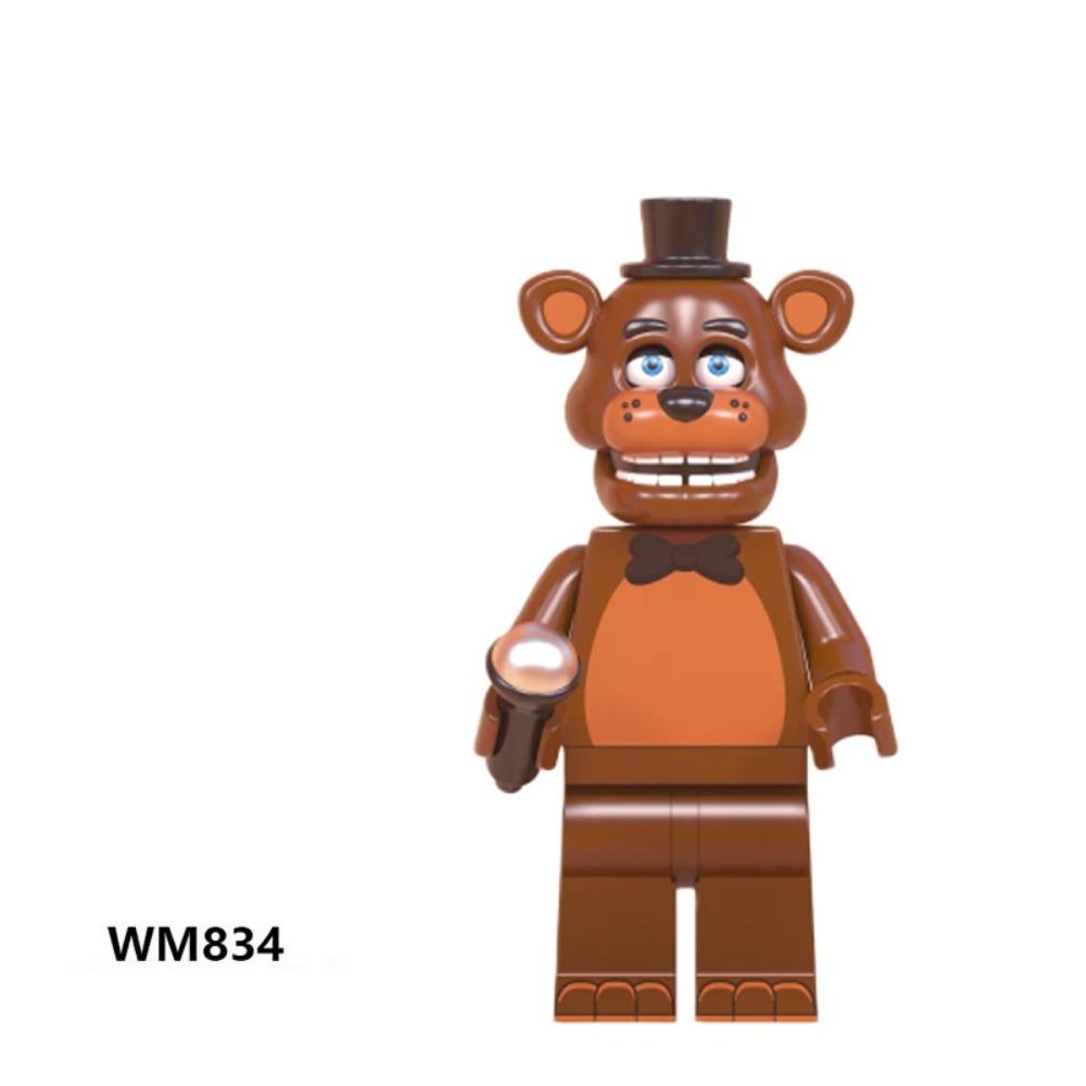 8 шт. Фигурки FNAF Игрушки Пять Ночей с Фредди Украшения Сборная Игрушка Модель DIY Игровой Периферийный Подарок на День Рождения для Детей