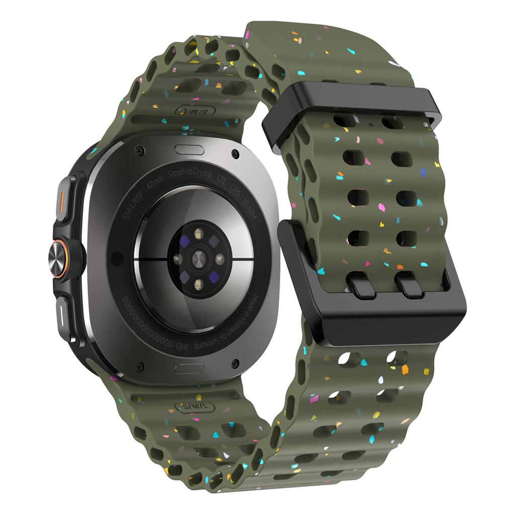 Оригинальный морской ремешок для Samsung Galaxy watch Ultra 47 мм Аксессуары Силиконовый спортивный браслет Ремешок Galaxy watch 7 Ultra