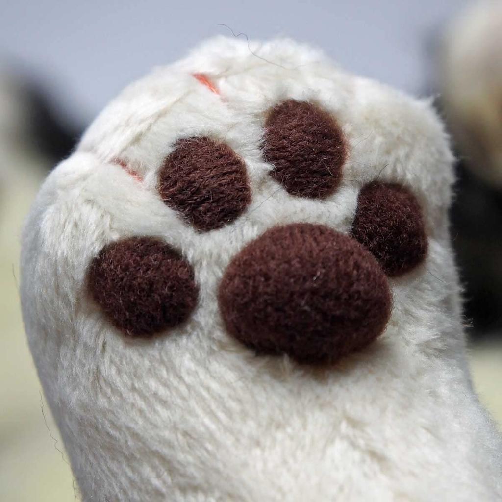 Cuddly Smile Kanta Cat Plush Brown and Mixed Pattern Toy, Tabby,