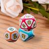 Забавные игральные кости для вечеринок, легко читаемые четкие цифры, портативные мини-красочные настольные игральные кости, реквизит, принадлежности для семейных вечеринок