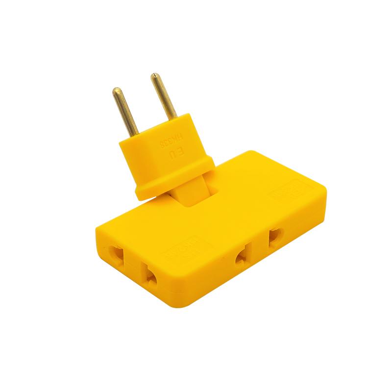 1 шт. преобразователь с поворотной вилкой, удлинитель один-в-три на 180 градусов, мульти-штепсельная мини-ультратонкая беспроводная розетка-адаптер