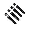 For Nissan Altima 2013-18 4PCS Durable ABS Glossy Black Door Handle Trim Covers