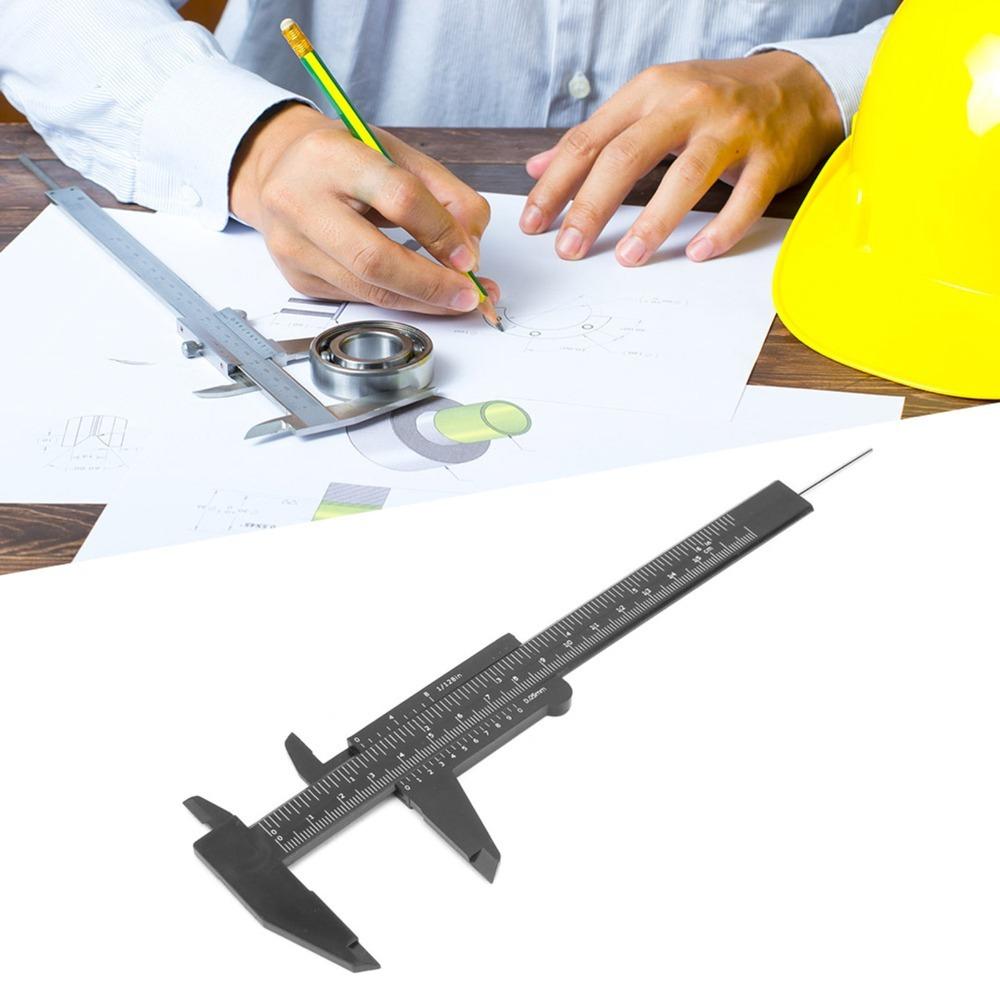 0.5mm Accuracy Vernier Caliper 150mm Length Sliding Gauge Ruler For Students