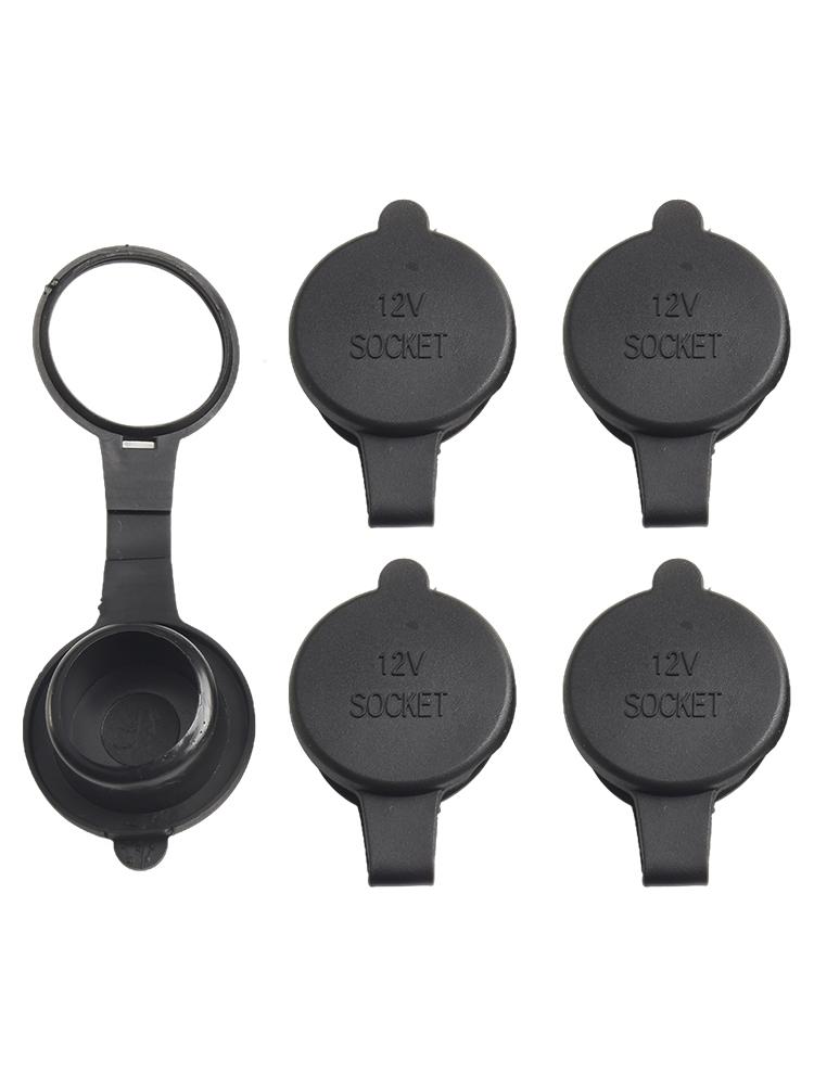 Сменная водонепроницаемая крышка для крышки автомобильной розетки 12 В, комплект из 5 штук