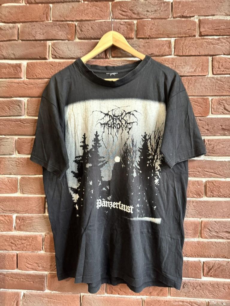 Rare 90s DARKTHRONE Panzerfaust Vintage Band Metal Tshirt L Unisex T-Shirt
