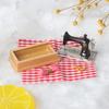 1/12 Dollhouse Miniature Sewing Machine With Scissors Thread Cloth