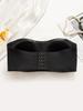 Cross-Border Exclusive Plus Size Strapless Adhesive Bandeau Bra