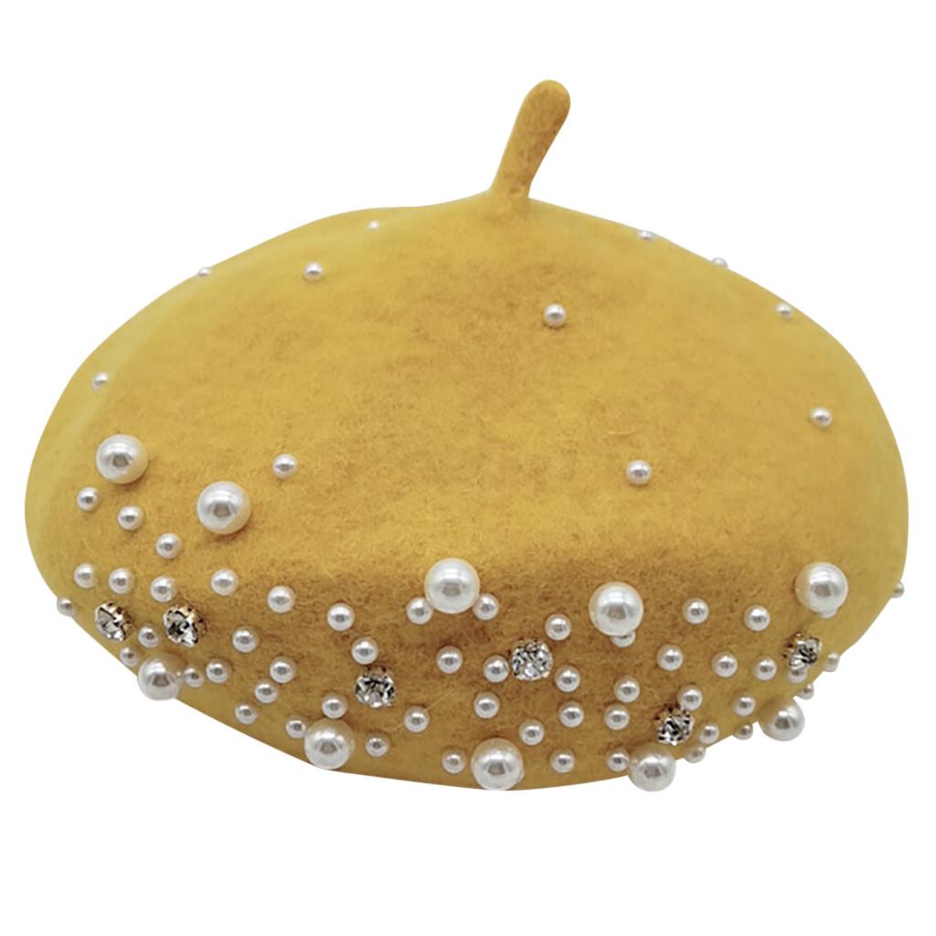 Kids Baby Girls Beret New Autumn And Winter Comfortable Breathable Cap