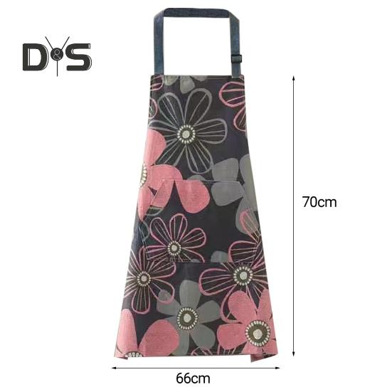 Кухонный фартук, маслостойкий, противообрастающий, регулируемый, в скандинавском стиле, для взрослых, с принтом, кухонный фартук