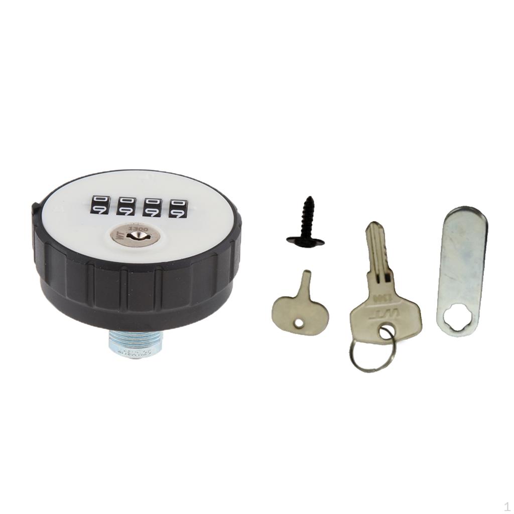 4 Digit Combination for Drawer Mail Box Cabinet Post 20mm Installation Thickness