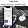 Устройство-напоминание от потери, совместимое только с iOS, Bluetooth-совместимый искатель, локатор, беспроводной умный трекер, для ключей, ребенка