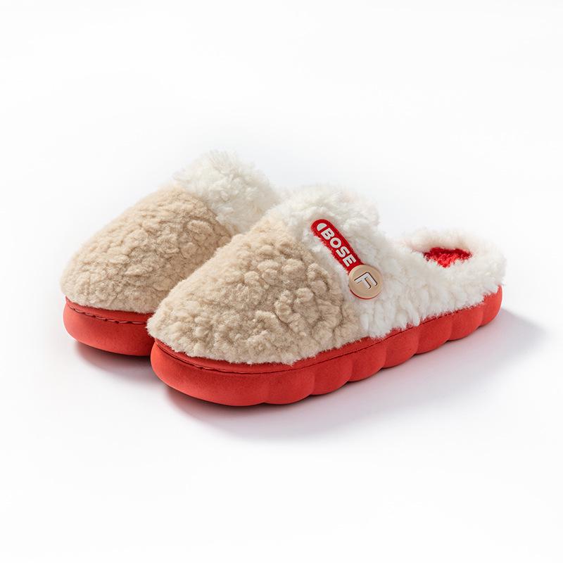 Autumn/Winter Indoor Outdoor Furry Cotton Slippers for Men & Women