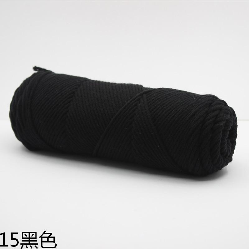 100 г/Клубок Молочная Хлопковая Шерсть Ручное Вязание Шарф Перчатки Шапка Толстая Пряжа Многоцветный Узор Натуральный Материал Мягкий Материал