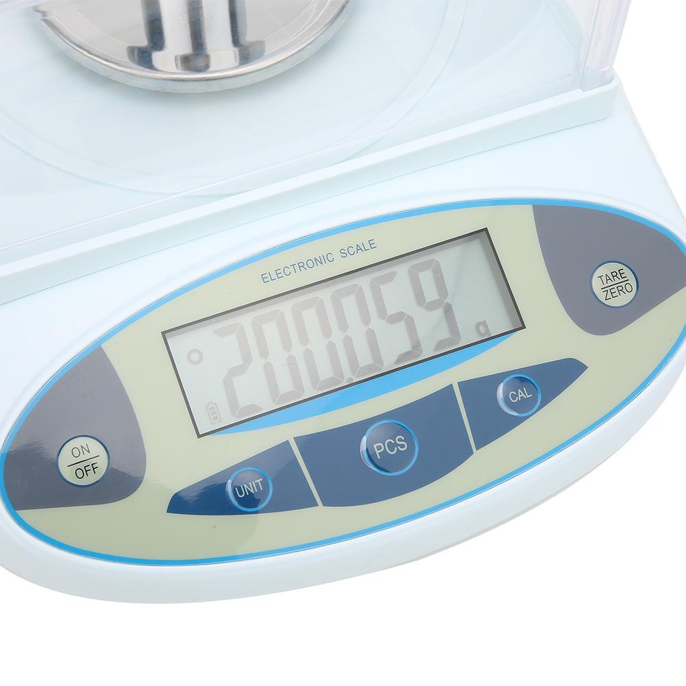 1000g x0.01g Digital Lab Analytical Balance Precision Scale with 500g Weight