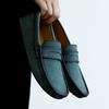 Мужская обувь ручной работы из натуральной кожи, модные туфли-лодочки, классические повседневные туфли для вождения, удобные мужские мокасины без застежек, мягкие мокасины