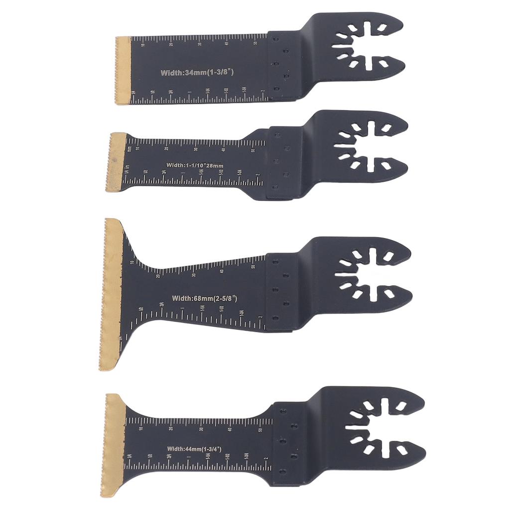 6 шт. Колеблющиеся пильные полотна Универсальный набор аксессуаров для инструментов с быстросъемным креплением для дерева, металла, пластика