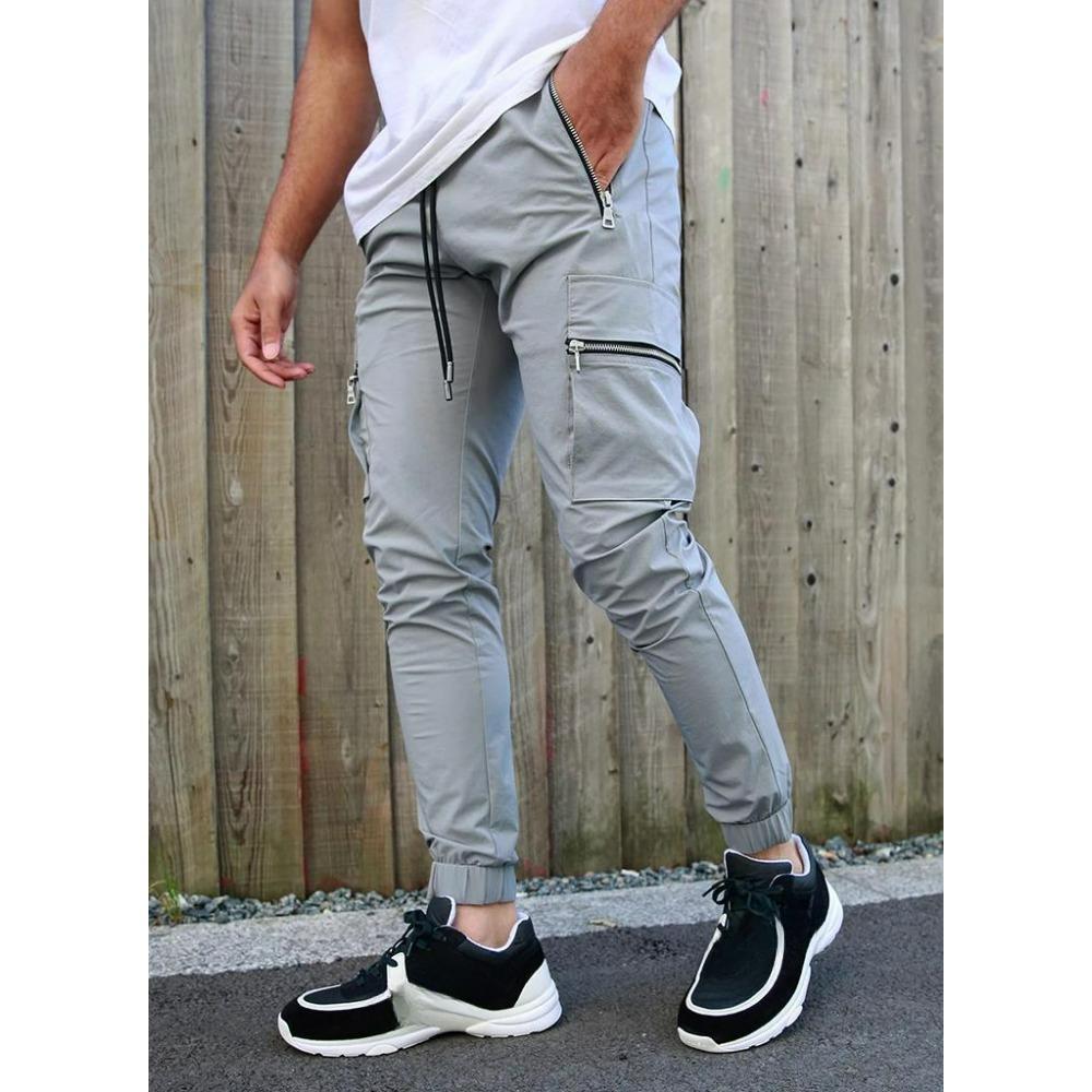 Casual Cargo Pants Men Hip Hop Streetwear Jogger Pant Fashion Trousers Multi-Pocket Casual Joggers Sweatpants Men Pants