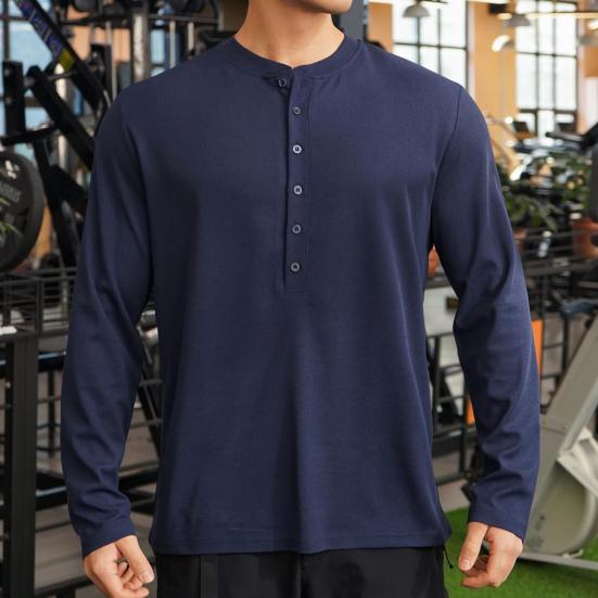 Мужские футболки для мышц с длинным рукавом и круглым вырезом, футболка для фитнеса в спортзале, мужская повседневная спортивная футболка для ежедневного использования в уличной одежде