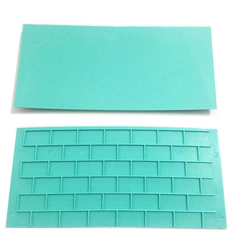 2 шт./компл. кора стены торт форма рельефная помадка кирпич дерево зерно форма для выпечки резак DIY форма для выпечки кондитерских изделий инструменты для украшения торта