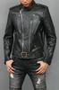 Lambskin Soft Stylish Men's Black Jacket Genuine Lambskin Real Leather Handmade