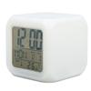 Kids Digital Clock LED 7 Colors Night Glowing Temperature Display Portable Easy LED Clock