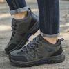 Мужские водонепроницаемые нескользящие походные ботинки для активного отдыха — большой размер, низкие, всесезонные 