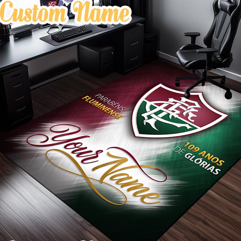 Custom Name America FC Rug, Office Rug, Chair Rug, Carpet for Living Rooms, Doormat Game Rug Home Decor Christmas Gifts