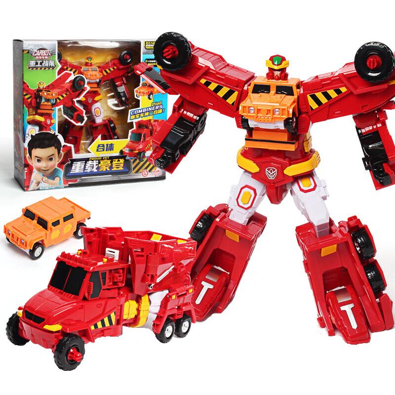 2 В 1 Робот-трансформер Carbot в Машину Игрушки Фигурки Трансформирующаяся Машина Инженерный Грузовик Транспортное средство Игрушка